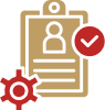 Extensive Vetting Procedures Icon