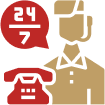 24/7 Dedicated Customer Support Icon